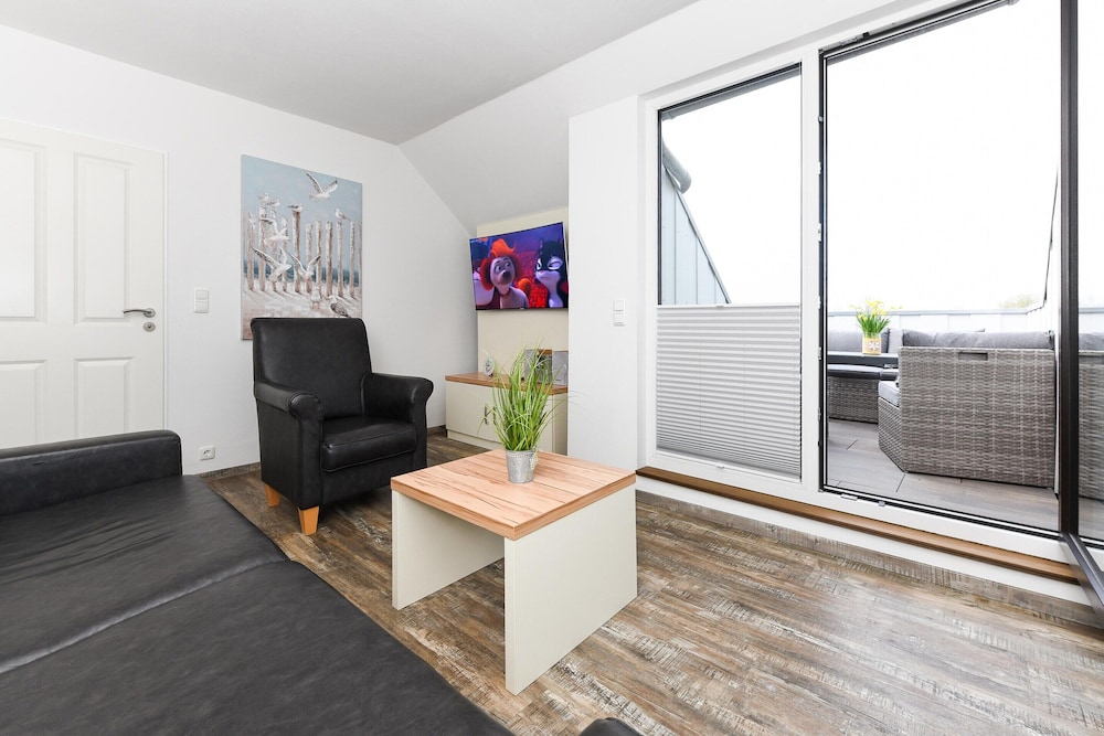 Ferienwohnung Balkon zur Sonnenseite in Bensersiel
