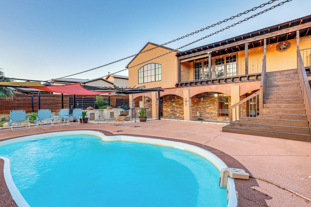 Italian-styled Home w/ Lake Views & Private Pool
