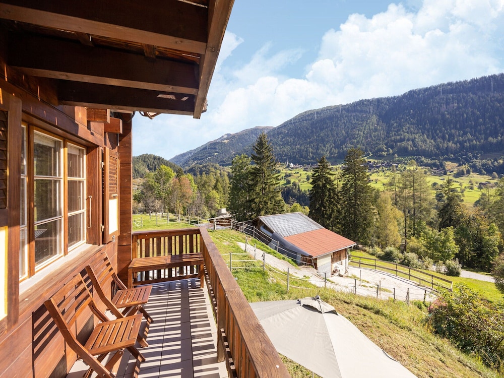 Chalet in Fiesch Near Aletsch Glacier