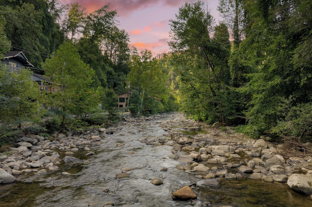 Riverwood Gatlinburg/pigeon Forge Cabin w/ River Views