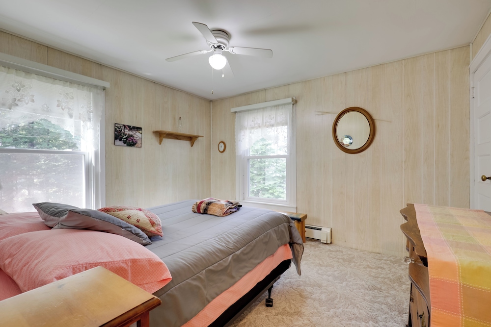 Dock & Views: Lakefront Family Home in Conover!