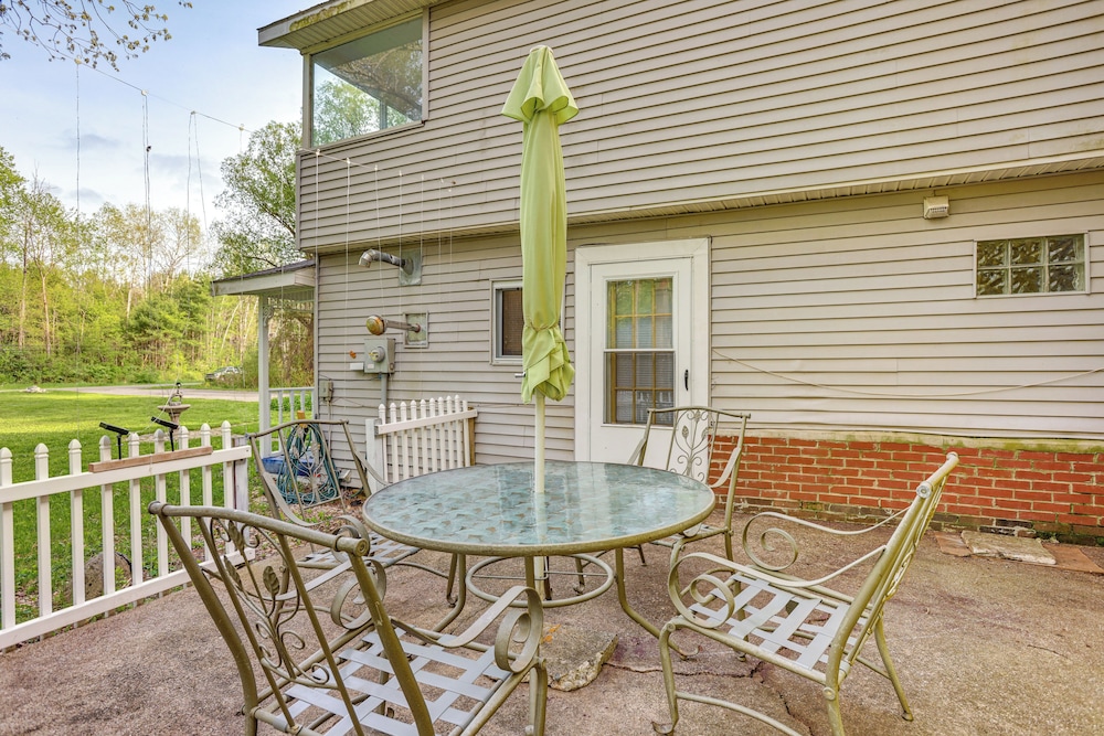 Lakefront Group Getaway w/ Dock in Baldwin!