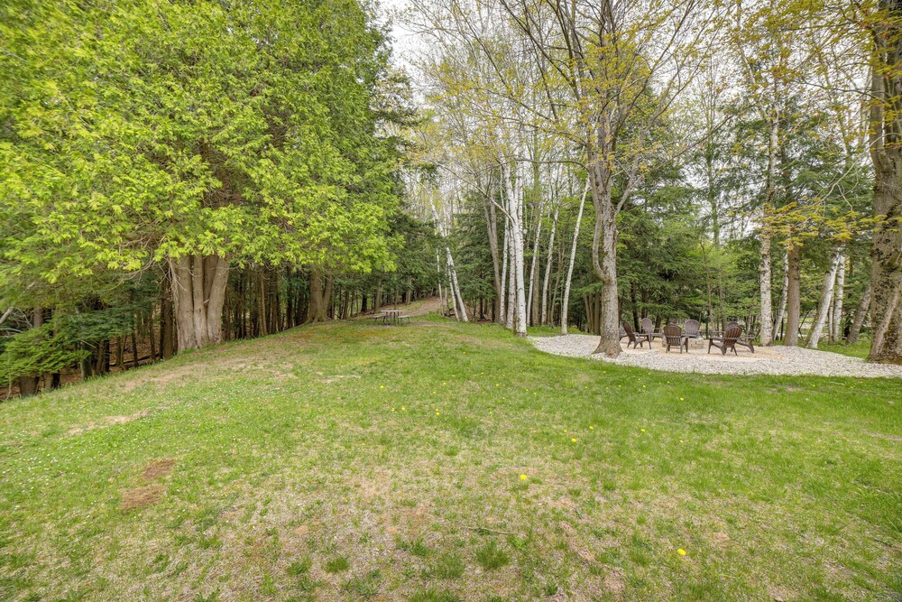Waterfront Evart Getaway w/ Fire Pit on 82 Acres!