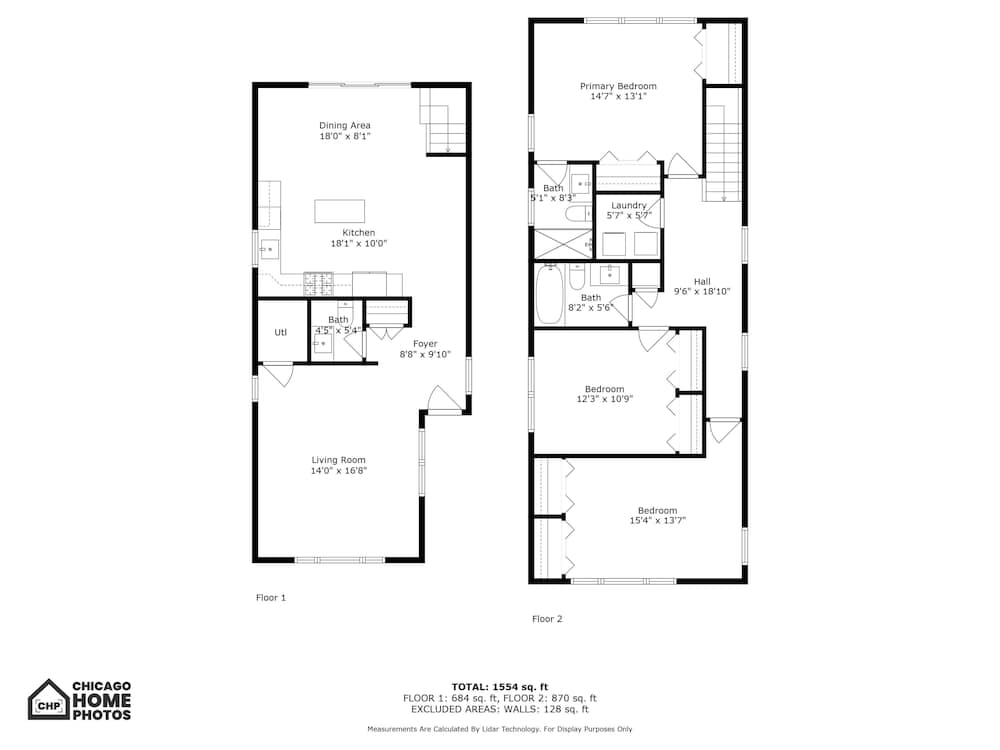 Bright Modern 3bed 2.5bath Evanston Home W/parking 3 Bedroom Home