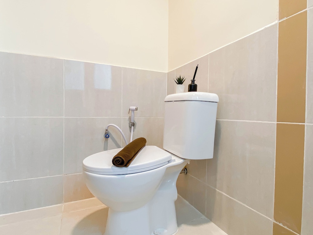 Minimalist Warm Beige Studio At Meikarta Apartment