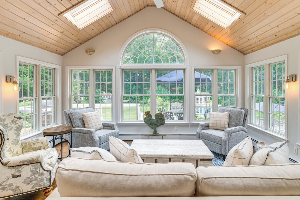 Pool, Gardens & Hot Tub: Luxe Sandy Hook Home!