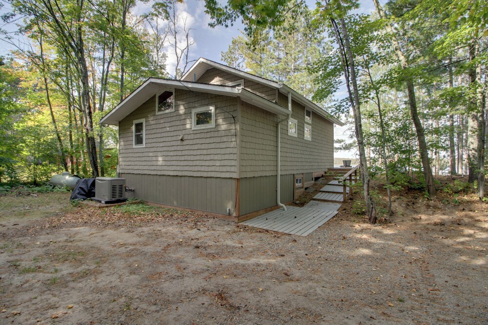 Dock + Fire Pit: Lakefront Cabin in Deer River!
