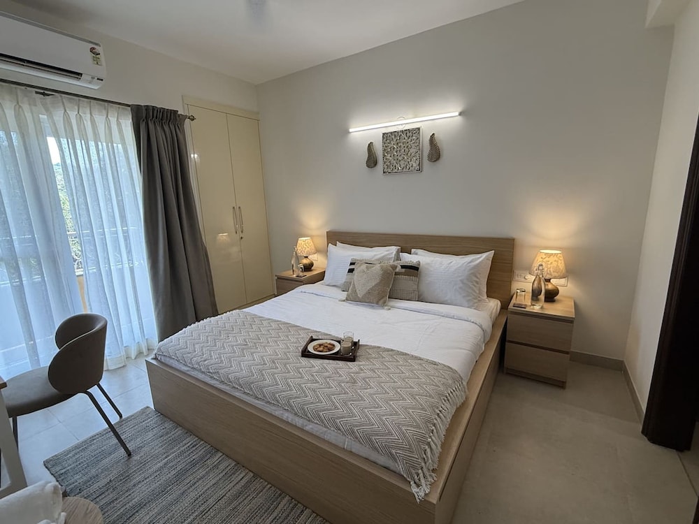 Stylish 1BR in North Goa- 5 Mins to Candolim Beach