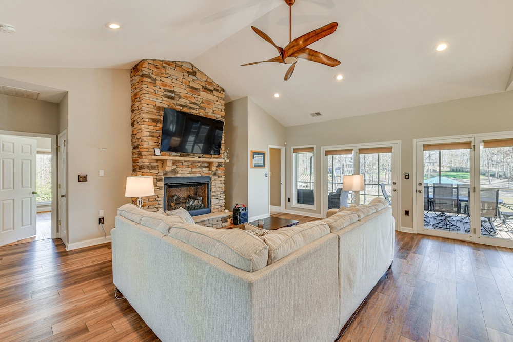 Waterfront Lake Norman Retreat w/ Dock + Hot Tub! view 5