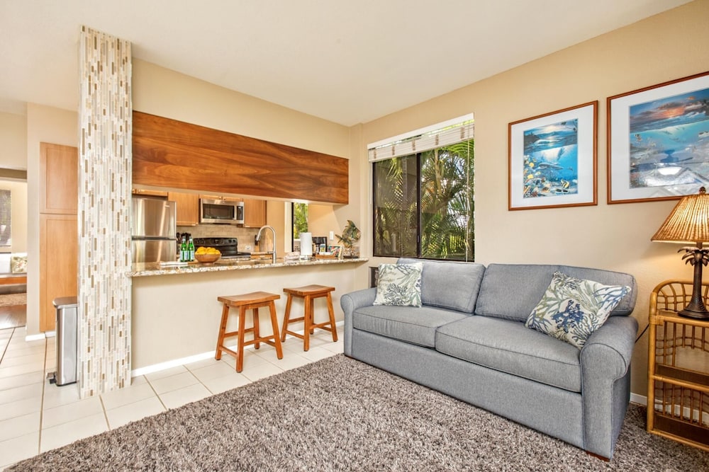 NEW KBM Resorts Free CAR Grand Champions Remodeled 1-bedroom Villa in the Heart of Wailea! Gch-181