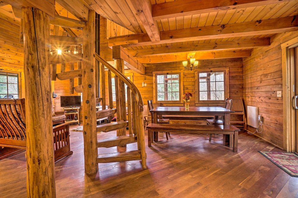 Titusville Vacations - Scenic Log Cabin With Fire Pit  Stocked Creek! - Property Image 11