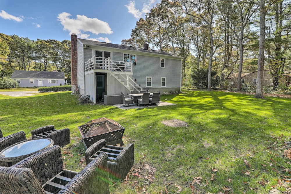 Fire Pit, Spacious Yard: Hyannis Vacation Rental