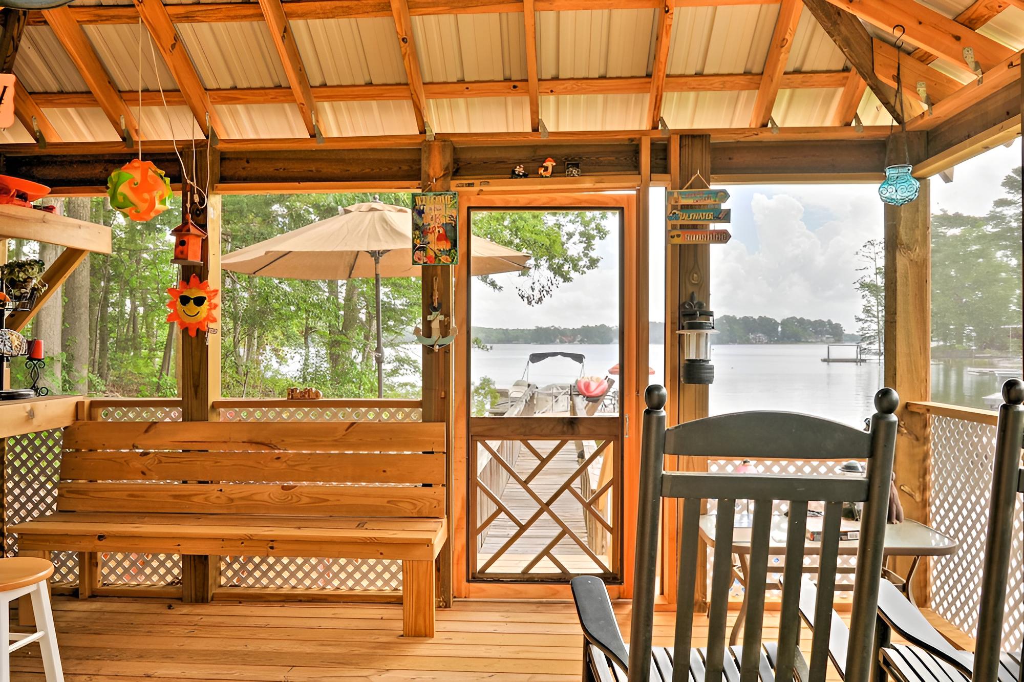 Waterfront Lake Murray Studio w/ Dock + Gazebo! view 4