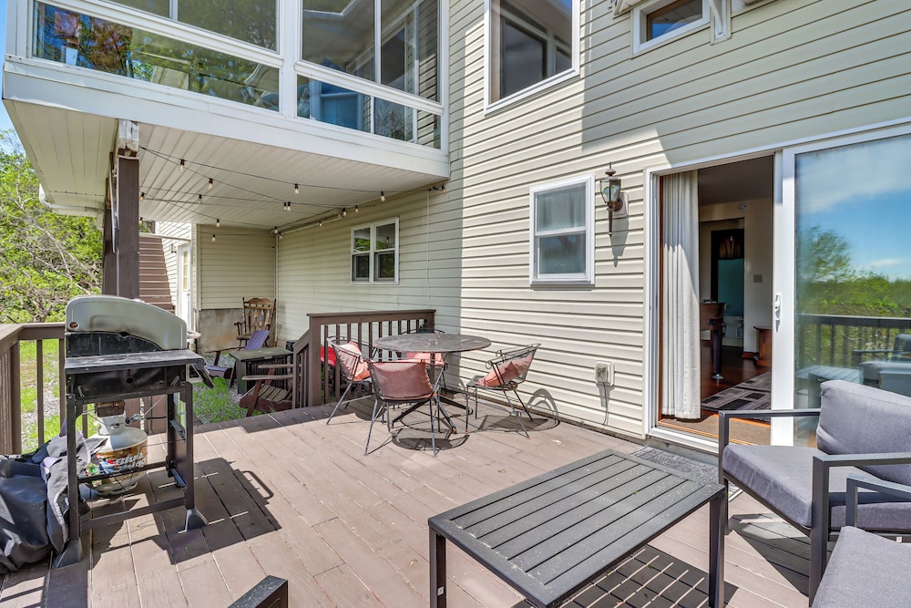 Lake-view Gem w/ Game Room in Long Pond!