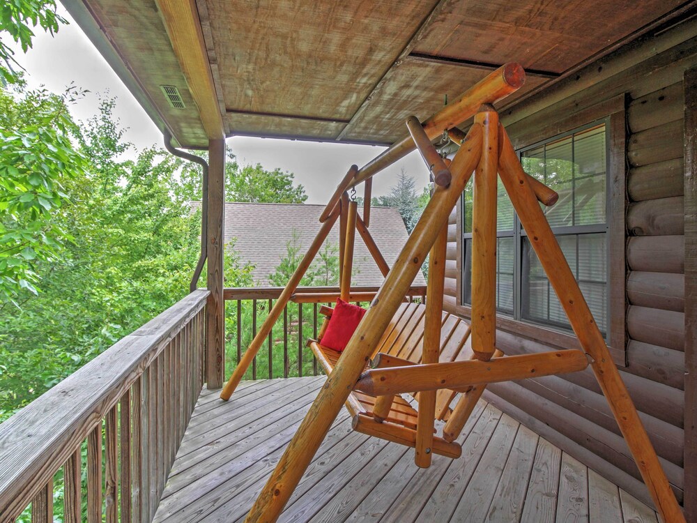 Idyllic Cabin w/ Hot Tub < 2 Mi to Dollywood! view 5