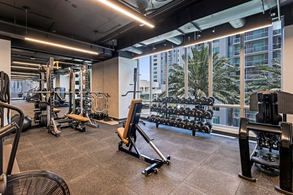 When the City Becomes a Canvas Terrace Pool Gym