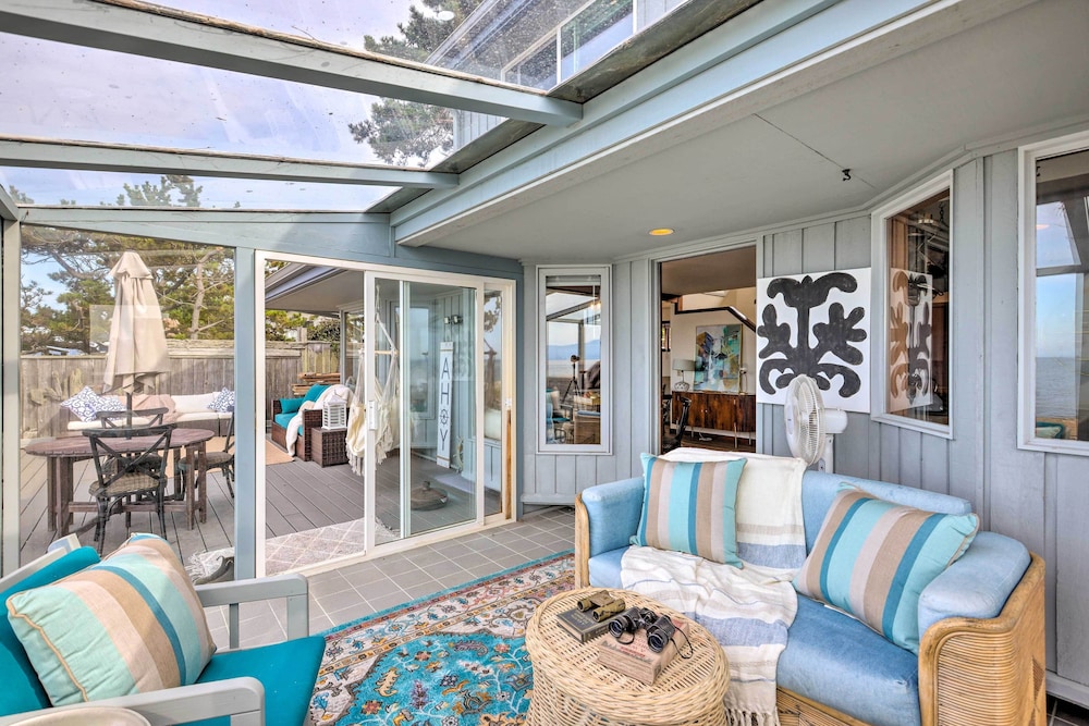 Oceanfront Ferndale Oasis w/ Fire Pit, Grill! view 3