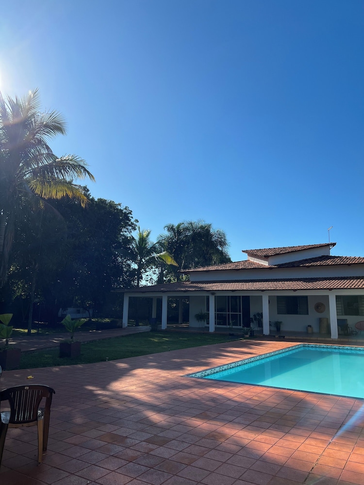 casa com piscina
