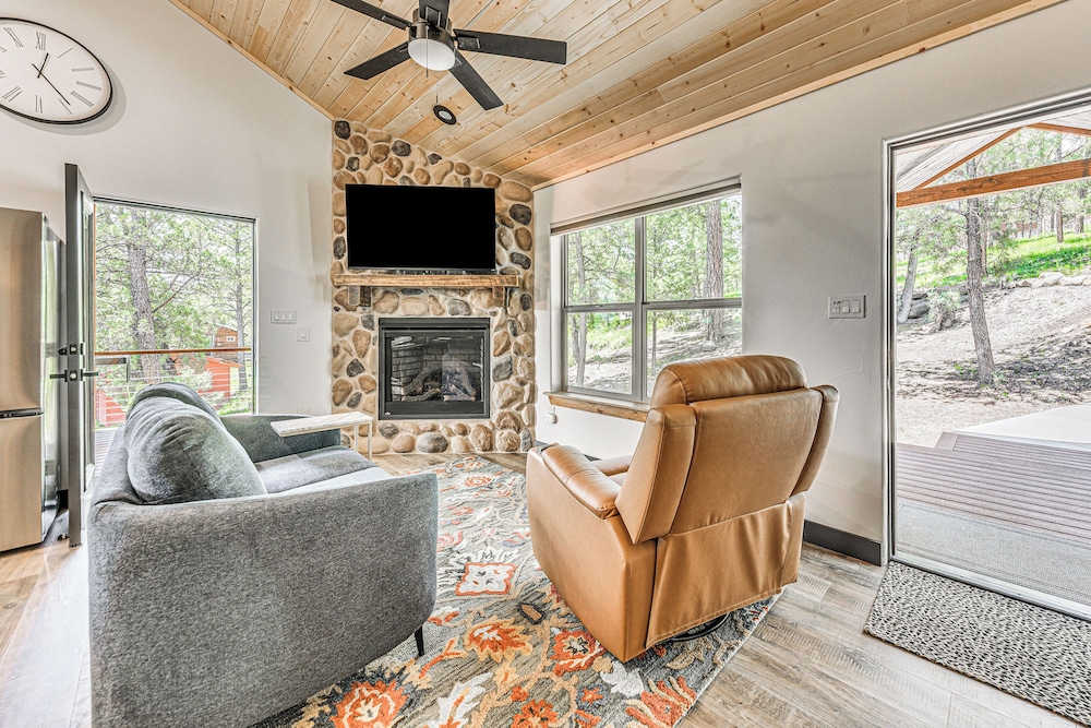 Walkable Location & Scenic Views: Ruidoso Cabin!