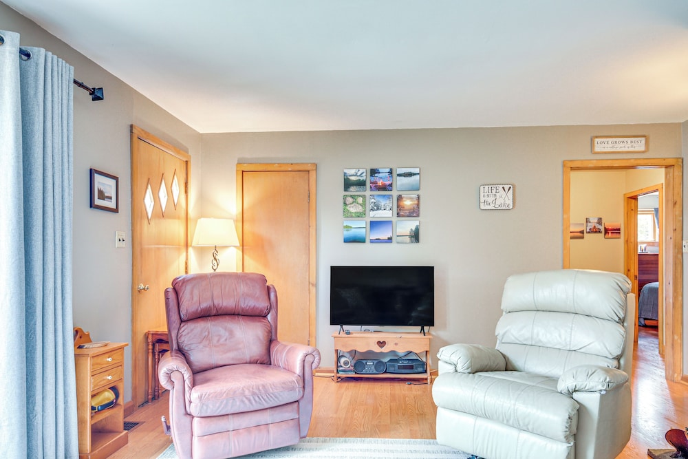 Private Dock, Deck & Yard: Deerskin Lake Retreat!