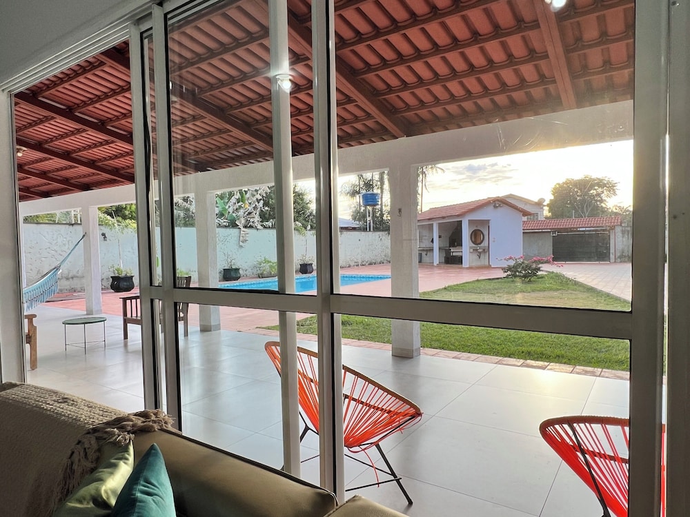 casa com piscina
