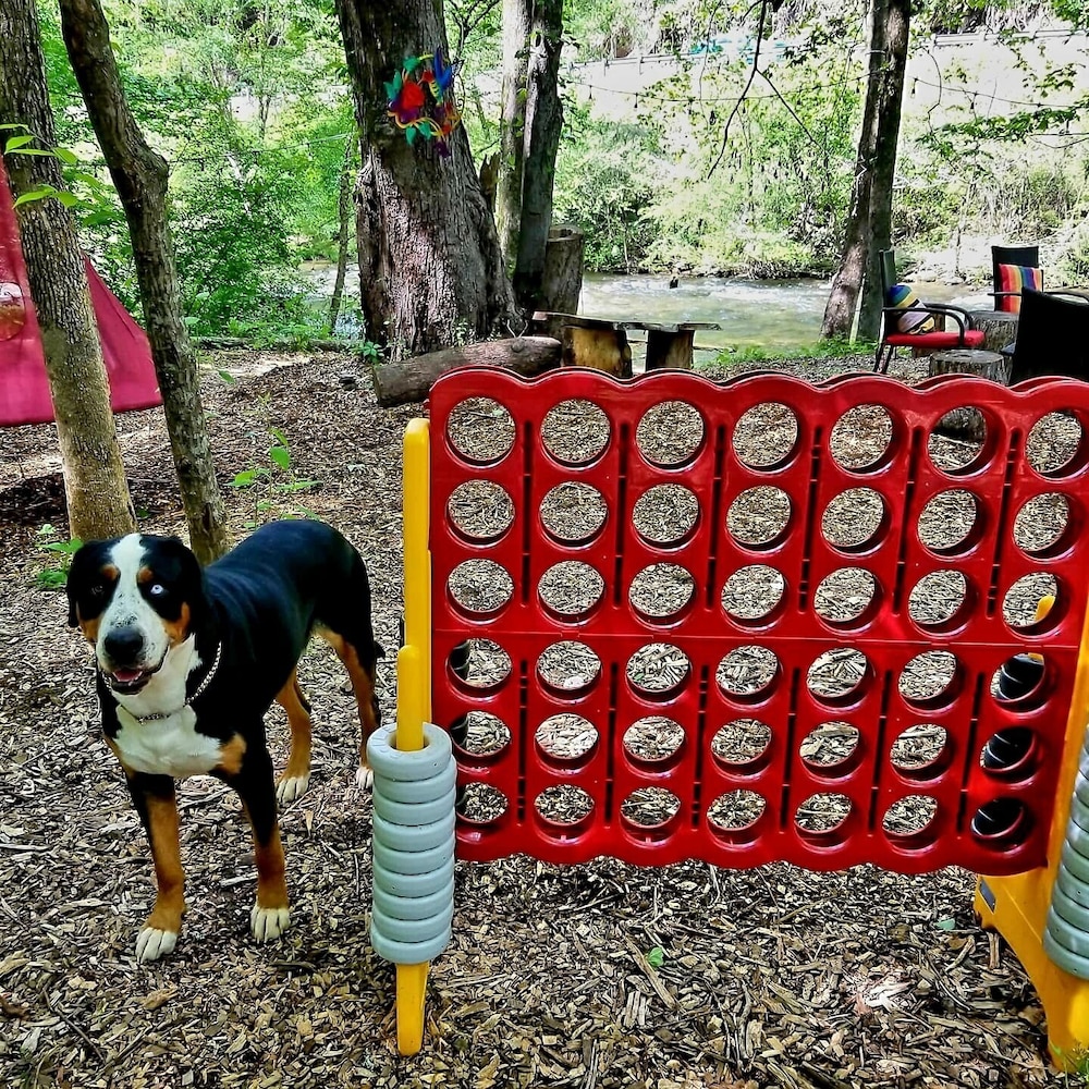 Bear Creek Lodge and Cabins in Helen Ga - Pet Friendly, River on Property, Walking Distance to downtown Helen
