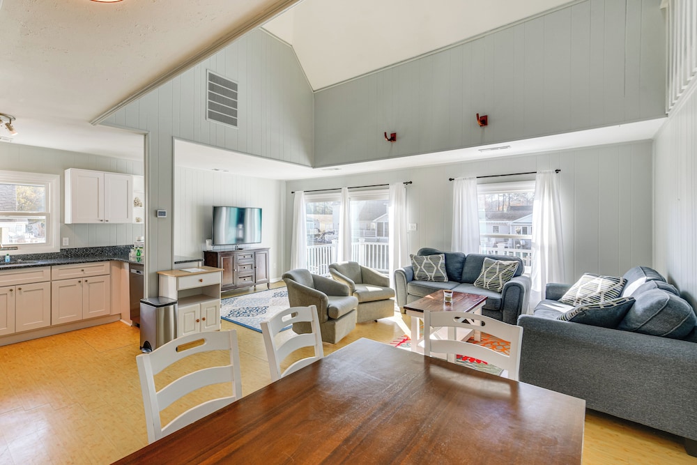 Private Dock & Deck: Waterfront Ocean Pines Home