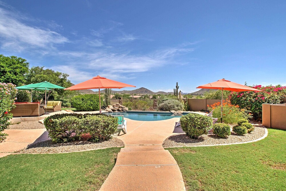 Luxe Scottsdale Home w/ Pool & Mountain Views!