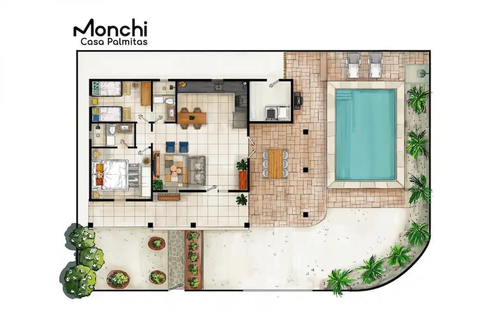 Casa Monchi 2BR 2BA w Private Pool