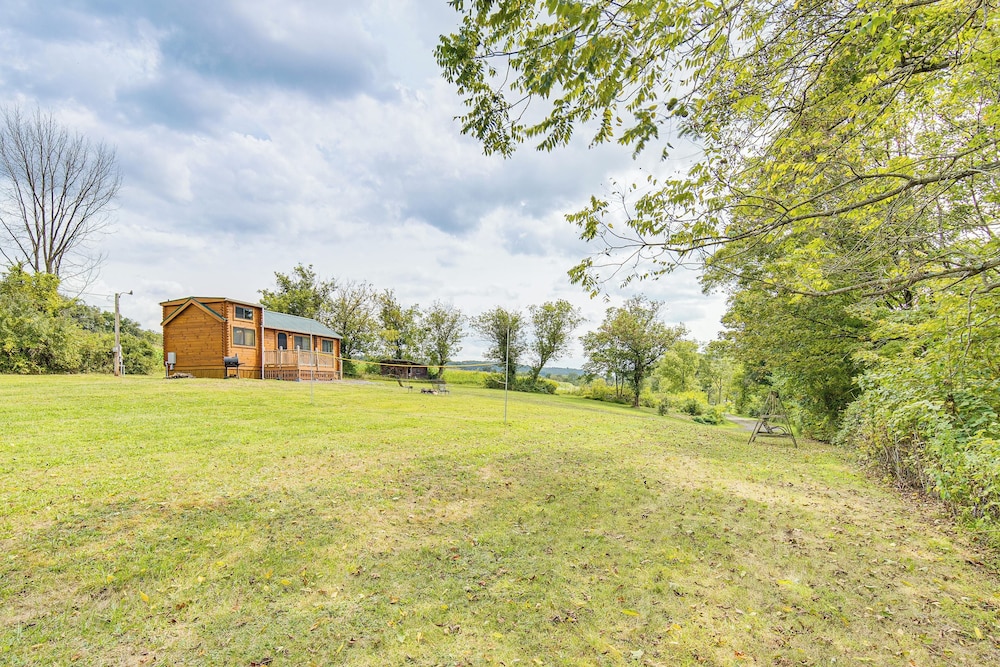 5 Mi to Susquehanna Boating! Secluded Log Cabin