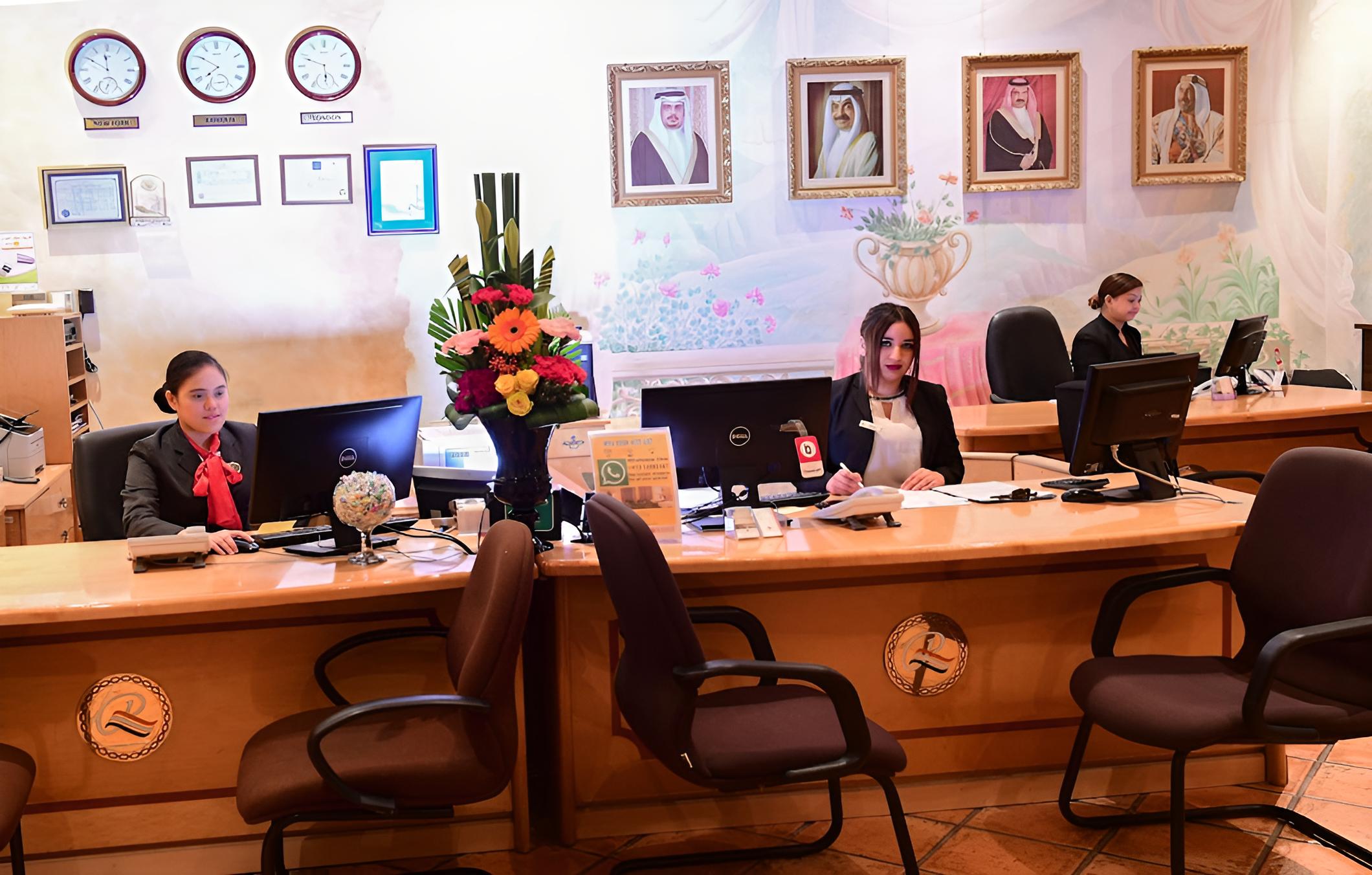hotel reception