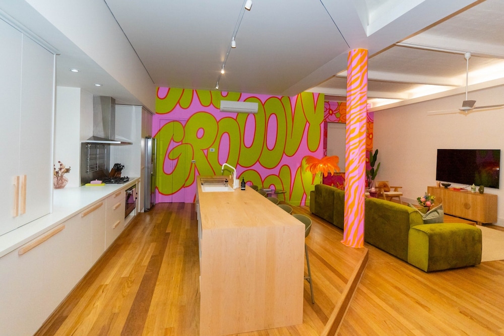 Fun and Cheeky 70s Styled City Apartment