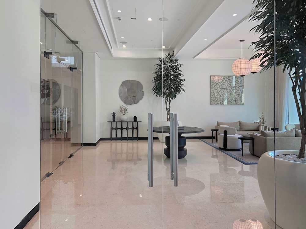 Serene 1BR Escape with Burj Khalifa View