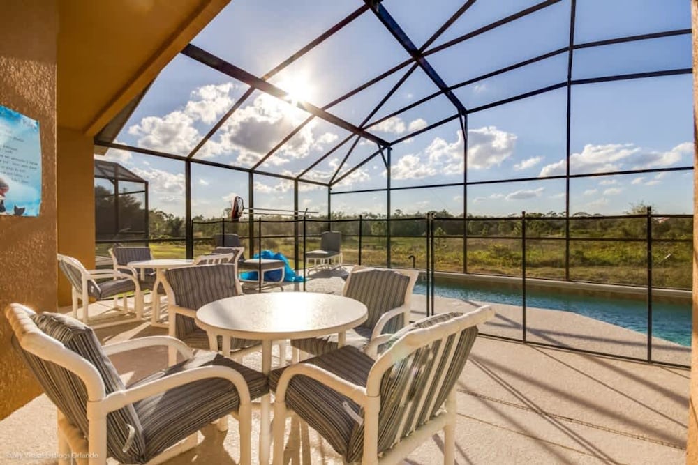 4bd Villa With Solar Heated Pool Near Disney No Resort Fee