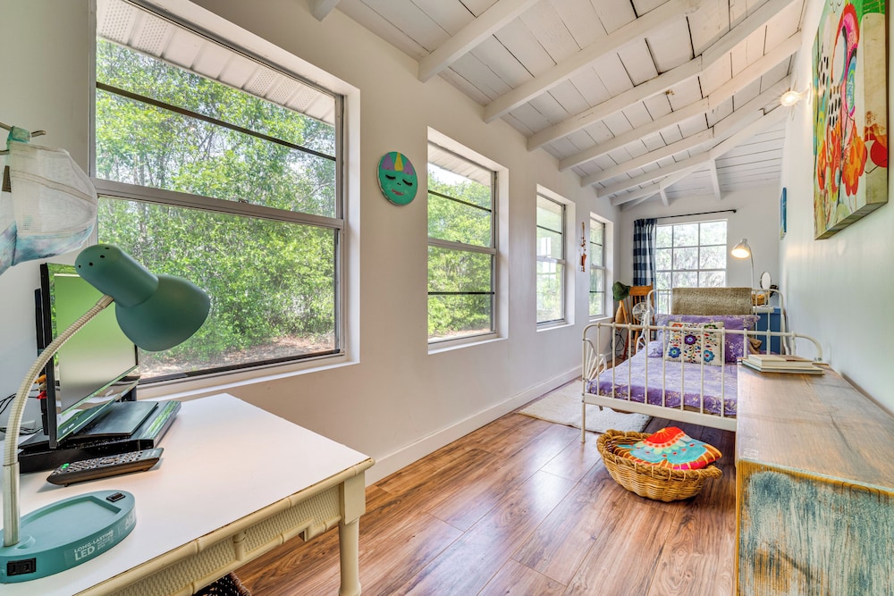 Artsy Bungalow on St Anne Lake: Pool, Dock & Deck