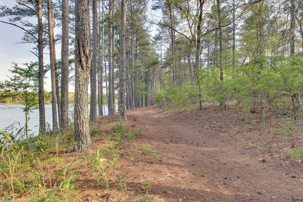 136 Private Acres: Lakefront Aiken County Home!