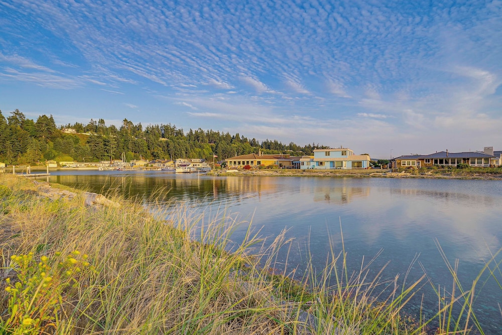 Beach Access, Deck: Waterfront Whidbey Island Home