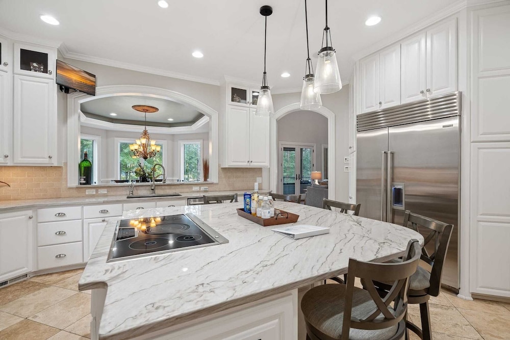 Livin' Large Lake Norman Estate w/ Pool, Dock, Game Room & Scenic Views