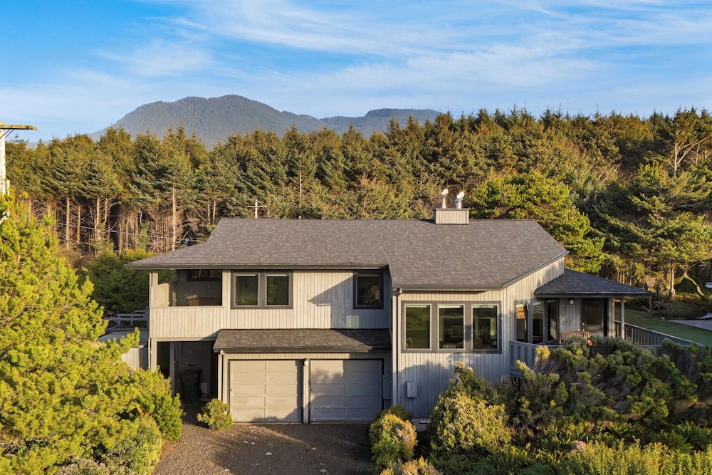 Half Block to Beach w/ Oceanview, Patio + Balcony The Shore Pine by Avantstay