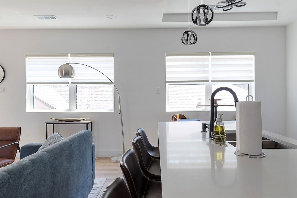 Modern Townhome Rooftop Backyard Garage 2
