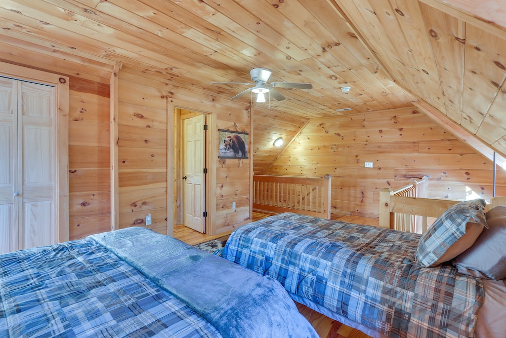 Wardensville Cabin w/ Hot Tub, Creek & Fire Pit! view 5