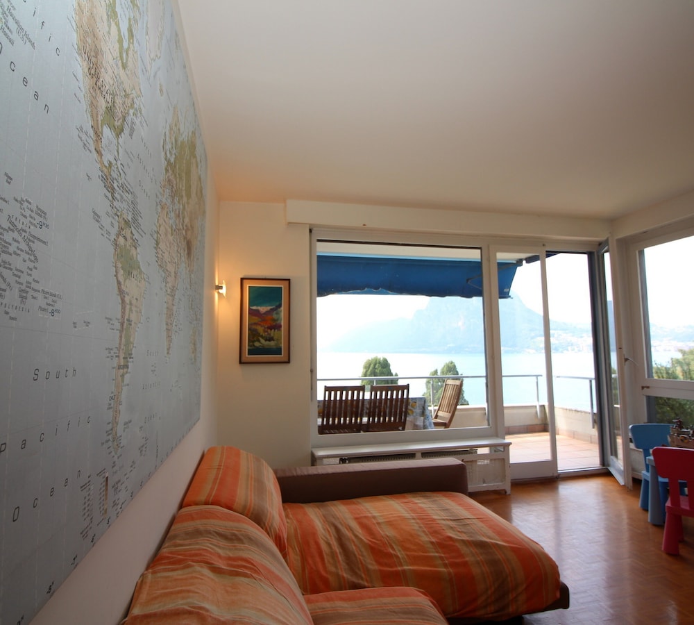 Lugano Blue Marine On Lake Shore view 5