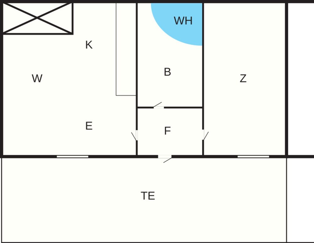 2 Person Holiday Home in Hojer