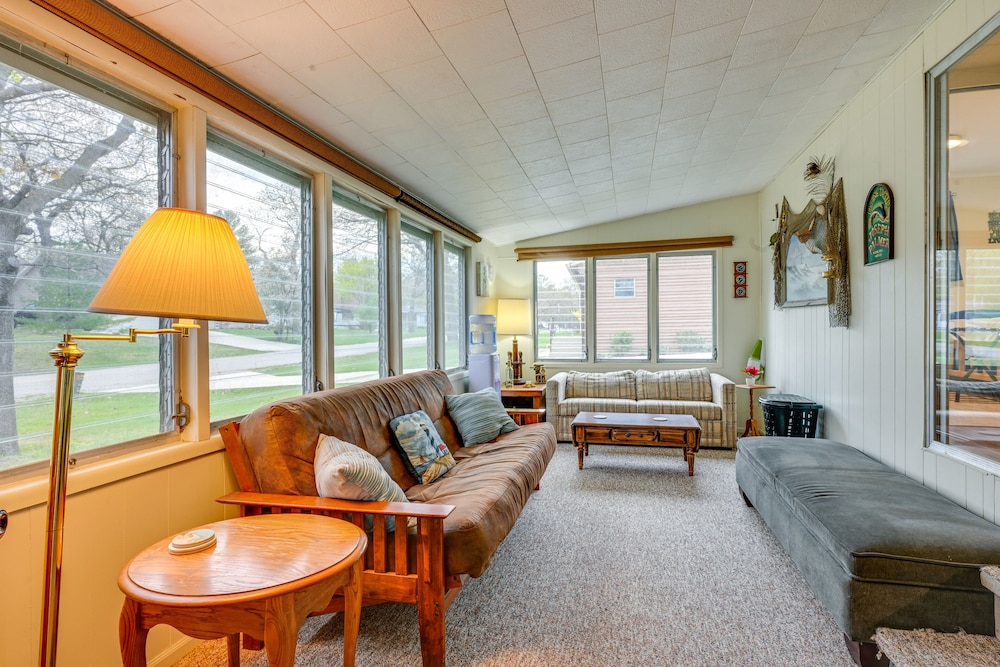 Walk to Lake Huron: Pet-friendly Caseville Cottage - Property Image 16