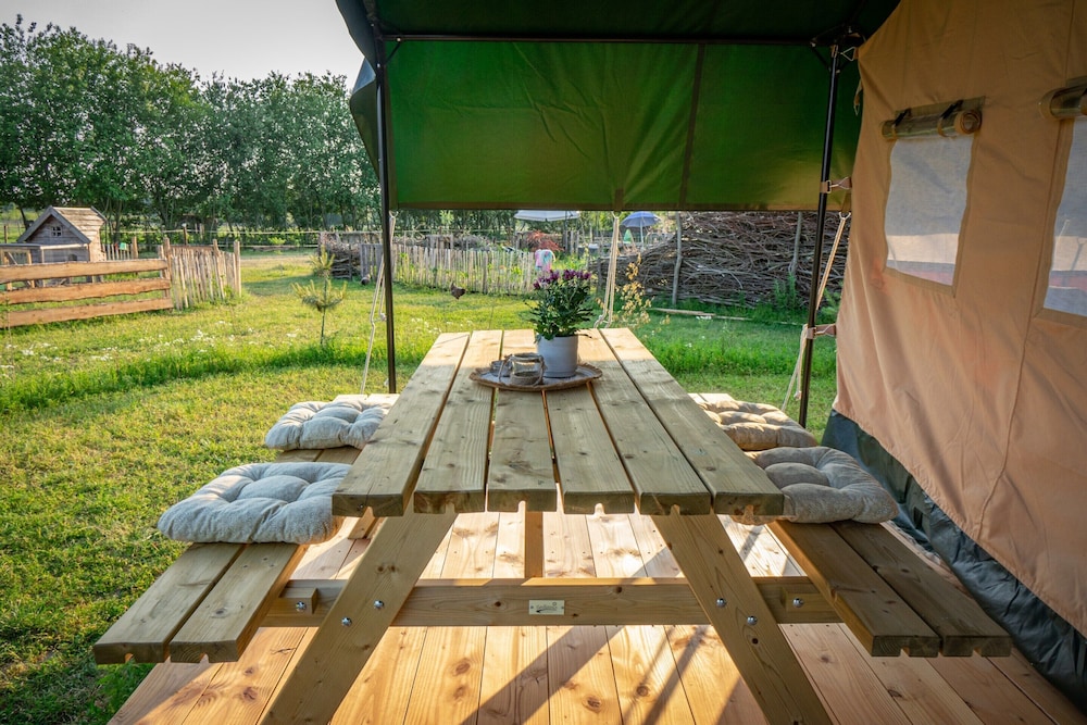 Safari Lodge on a Cozy Site With 3 Tents
