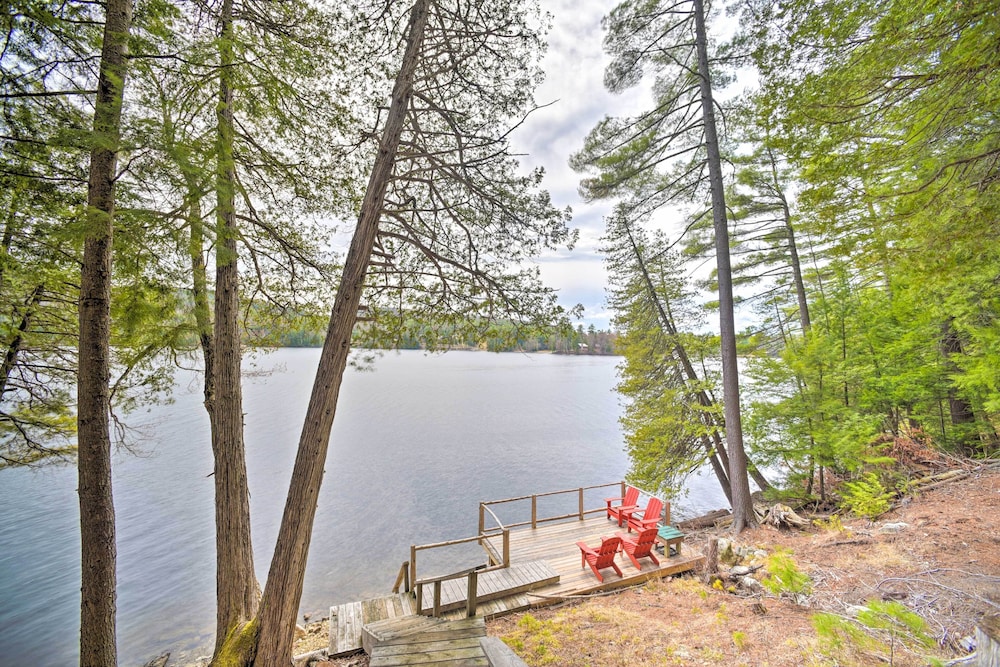 Adirondack Oasis: Lake House w/ Dock + Deck!