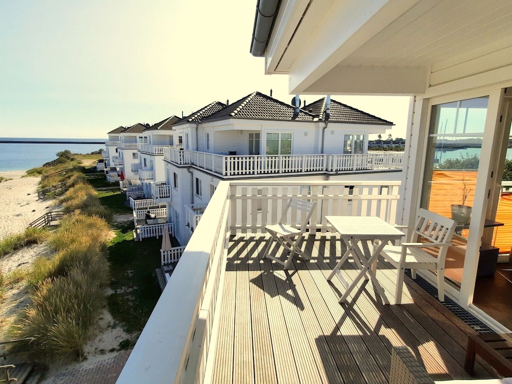 Haus in Olpenitz mit Strand und Meerblick