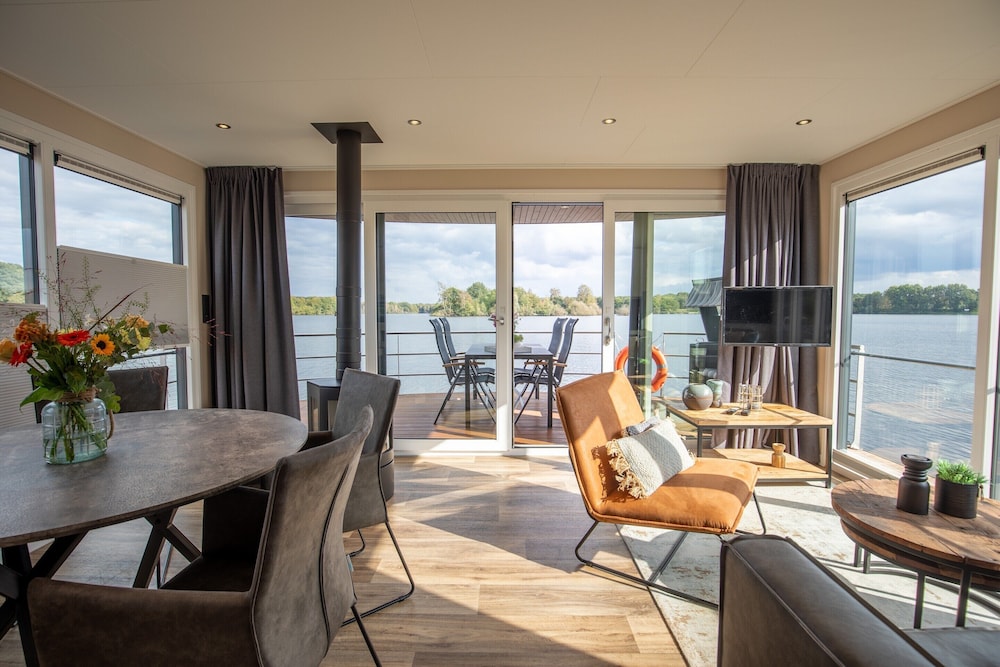 Houseboat in Netherlands Near Holiday Park