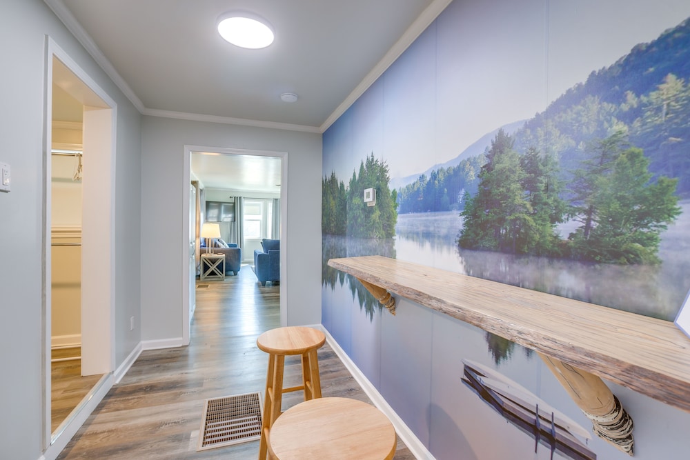 Bright Shelby Cottage w/ Deck  Creek Views! - Property Image 6