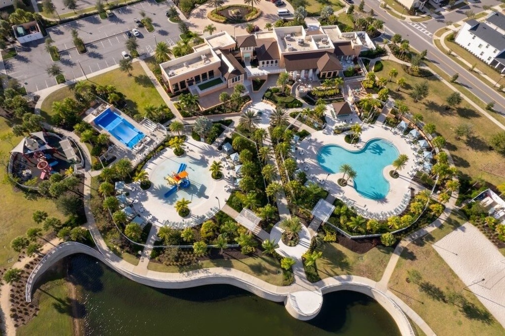 New! Modern Townhome Near Disney! Splash Pool, Resort W/waterpark-8206sa 3 Bedroom Townhouse